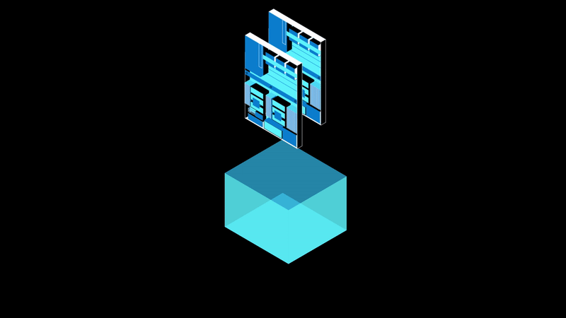 Animation of liquid immersion cooling methodology